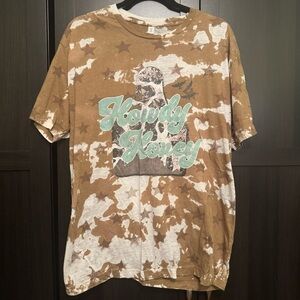 Howdy Honey Brown Graphic Tee​